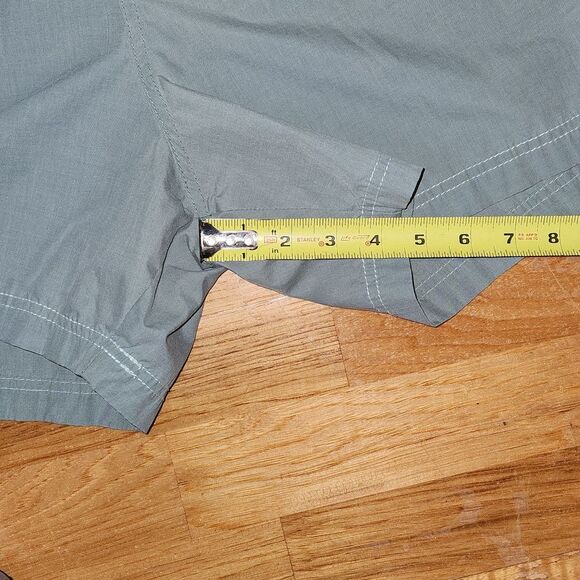 St. Johns Bay Green Shorts Women's XL Polyester Cotton Button Zipper Closure - Picture 7 of 8